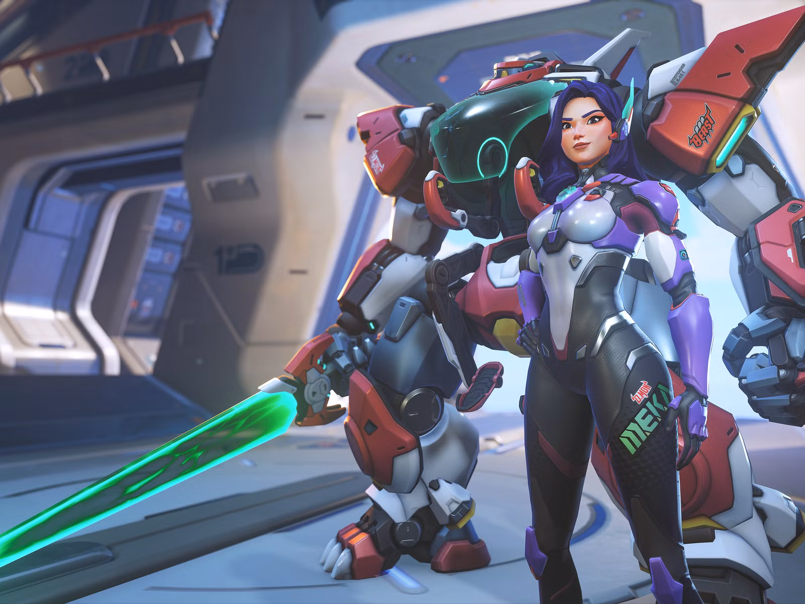 D.Mon Tank Hero: Overwatch Season 4 Heroes of Busan